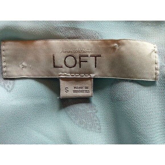 5/$25 Sz Sm Racerback Flowy Boho Paisley Print Lined Blue V-neck Top Cami Tank - Picture 4 of 6